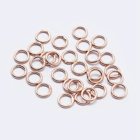 Sterling Silver Closed Jump Rings STER-F036-03RG-1x8-1