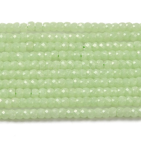 Synthetic Luminous Stone Beads Strands G-C086-01A-08-1