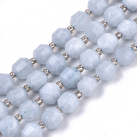 Natural Aquamarine Beads Strands G-N328-021-1