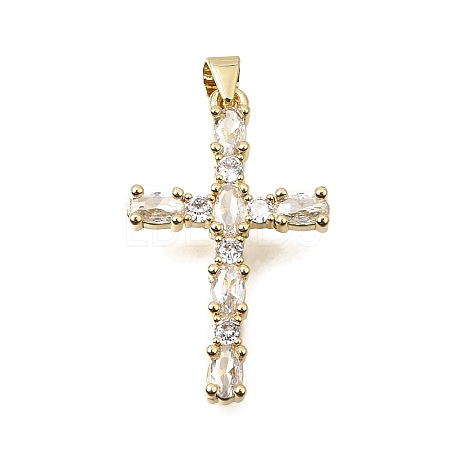 Brass Pave Cubic Zirconia Pendants CU-CBAE7DF-11G-A02-1