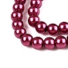 Baking Paint Pearlized Glass Pearl Round Bead Strands HY-Q003-10mm-14-3