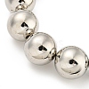 CCB Chunky Bead Ball Iron Chain Necklaces NJEW-K261-04P-3