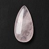 Natural Rose Quartz Pendants G-F731-04H-2