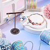 8 Rolls 8 Colors Segment Dyed Nylon Metallic Cord NWIR-TA0001-33-7
