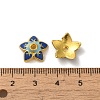 Alloy Enamel Beads Caps FIND-G074-02K-3