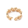 Brass Micro Pave Cubic Zirconia Open Cuff Rings RJEW-R146-17A-KCG-2