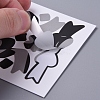 Bowknot & Heart Pattern Decorative Stickers Sheets DIY-L037-G01-3