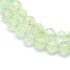 Natural Prehnite Beads Strands G-E411-25-2mm-3