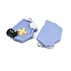 Halloween Opaque Resin Pendants LS-RESI-C062-02B-2