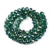 Electroplate Glass Beads Strands EGLA-A044-T8mm-B18-3