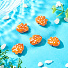 5Pcs Handmade Porcelain Beads PORC-TADJ0001-05D-4