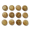 12 Constellation Natural Topaz Jade Cabochons Set G-Q190-03G-1