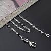 Exquisite Brass Cable Chains Necklaces NJEW-EE0002-001P-1