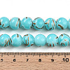 Baking Paint Glass Beads X1-DGLA-N010-10mm-03-4