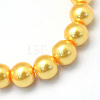 Baking Paint Pearlized Glass Pearl Round Bead Strands HY-Q003-10mm-56-2