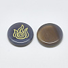 Natural Grey Agate Cabochons G-T122-37H-2