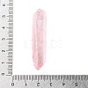 Electroplated Natural Quartz Pendants G-P315-B01-08G-3