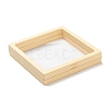 Square Transparent PE Thin Film Suspension Jewelry Display Box CON-D009-01C-01-2