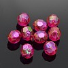 Eco-Friendly Transparent Acrylic Beads TACR-PL642-8mm-09-2