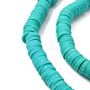 Handmade Polymer Clay Beads Strands CLAY-R089-8mm-Q048-3