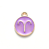 Alloy Enamel Pendants X-ENAM-S124-01B-01A-2