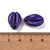 Baking Painted Cowrie Shell Beads SSHEL-M023-01O-3