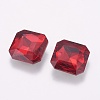 Pointed Back K9 Glass Rhinestone Cabochons RGLA-F048-M-3