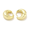 Brass Hoop Earrings EJEW-L211-010L-G-2