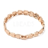 Brass Link Chain Bracelets for Women Men BJEW-P324-01B-KCG-1