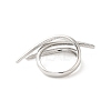 Brass Wire Open Cuff Rings RJEW-P098-04P-3