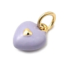 Brass Enamel Charms KK-A268-12G-01-2
