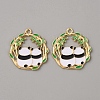 Alloy Enamel Pendants FIND-TAC0010-72D-1