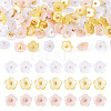 60Pcs 3 Colors 1-Hole Resin Buttons RESI-TA0004-42-1
