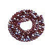 Electroplate Glass Beads Strands EGLA-A044-T4mm-L13-3