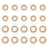 DICOSMETIC 20Pcs 2 Style ABS Plastic Imitation Pearl Shank Buttons BUTT-DC0001-06KCG-1