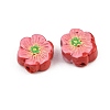 Printed Cinnabar Beads CARL-A001-01B-2