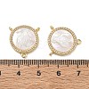 Brass Micro Pave Clear Cubic Zirconia Chandelier Component Links CU-CBA5585-03G-4