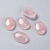 Natural Rose Quartz Cabochons X-G-L553-41-1