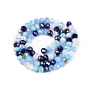 Electroplate Glass Beads Strands GLAA-T023-C16-04-2