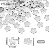 200Pcs 201 Stainless Steel Stamping Blank Tag Pendants STAS-DC0007-11-5