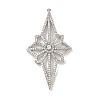 Brass Micro Pave Cubic Zirconia Pendants KK-M322-46P-1
