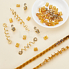 44Pcs Alloy & Aluminum Dreadlocks Beads FIND-ME0002-53-5