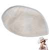 Linen Mini Hat Fascinator Base AJEW-WH0561-32D-1