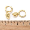 Brass Cubic Zirconia Hoop Earrings EJEW-Q015-01G-F-3