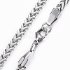 Non-Tarnish 304 Stainless Steel Wheat Chain Necklaces NJEW-H445-11P-2