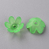 Frosted Acrylic Bead Caps MACR-S371-07A-734-2