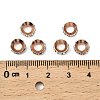 Brass Rhinestone Spacer Beads X-RB-A020-7mm-01RG-3