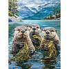 Sea Animal Theme DIY Diamond Painting Kit PW-WG3244B-03-1