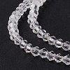 Clear Glass Bicone Beads Strands X-GLAA-S026-2mm-07-6