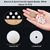 ARRICRAF Natural & Dyed Crackle Agate Beads Strands G-AR0003-41B-10mm-2
